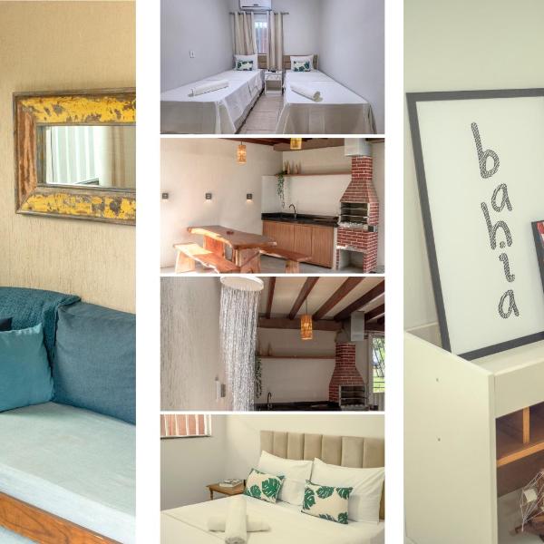500m PRAIA Taperapuan; 2 quartos; Térreo; WiFi 300mbs; Churrasqueira; Estacionamento Gratuito 1 carro