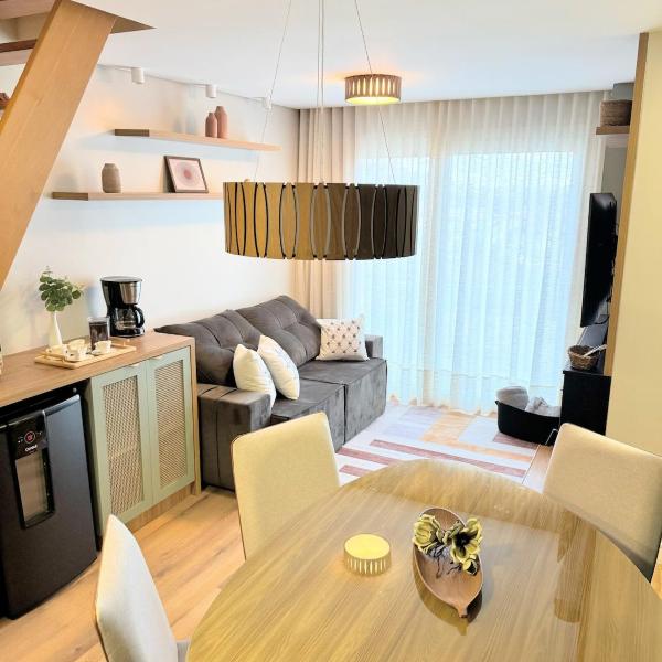 Duplex São Marcos - Lareira, Churrasqueira e Home Office em Gramado