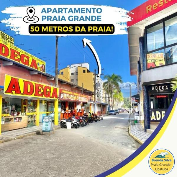 Apto com piscina à 50 m do mar, Praia Grande Ubatuba - Foto 3