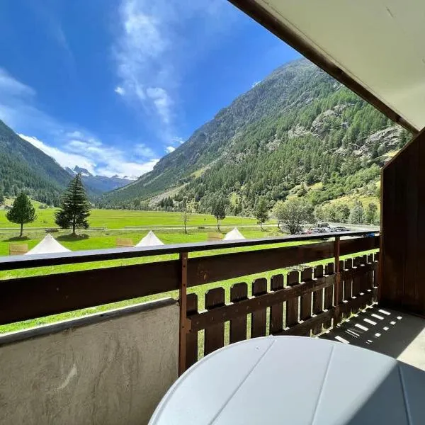 Panorama apartment for 2 near Zermatt with parking!, hotel in Täsch