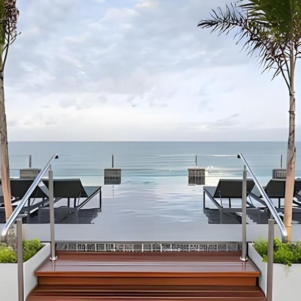 Flat Pé na Areia - Varanda Vista Mar - Piscina