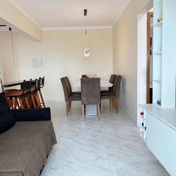 Lindo Apartamento vista mar, 2 dormitórios com suite, próximo a prefeitura praia grande - Foto 5