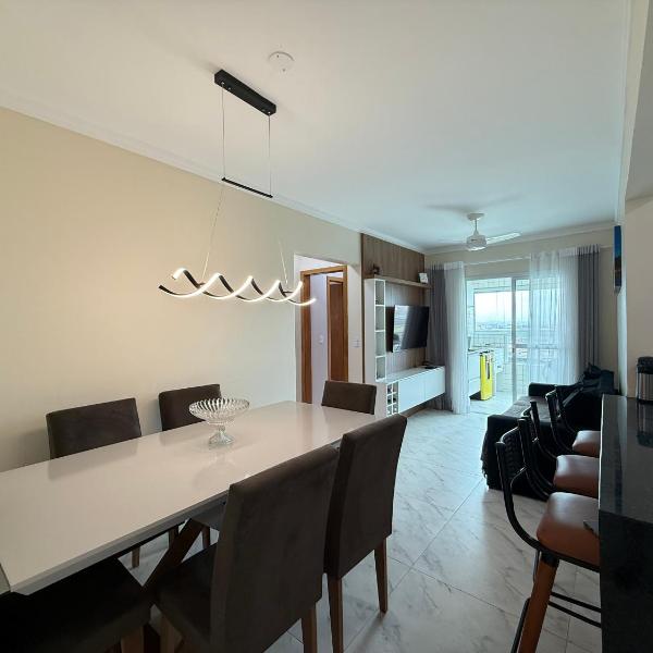 Lindo Apartamento vista mar, 2 dormitórios com suite, próximo a prefeitura praia grande