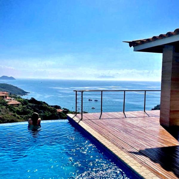 Buzios, casa inteira em frente ao mar, em Joao Fernandes, fabulosa, deslumbrante vista, Mansão Bella Vista