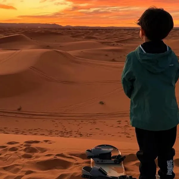 luxury desert night camp, hotel i Merzouga