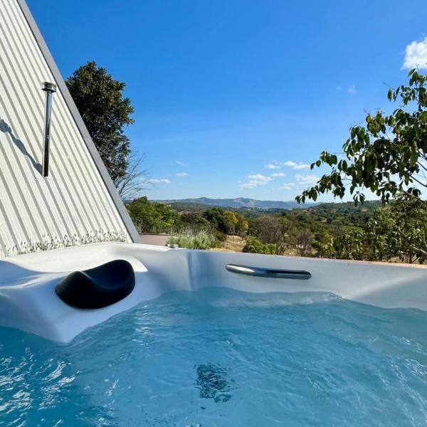 Cabana Molina - Ofurô, Lareira e Vista Única