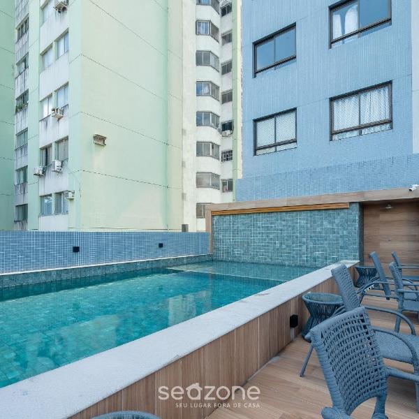 Studio Moderno em cond. c/ piscina HFO0208
