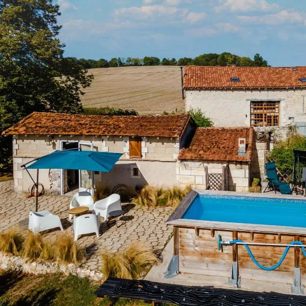 Les Nenuphars - Dordogne, Riberac, hotel v destinaci Saint-Martial-Viveyrol