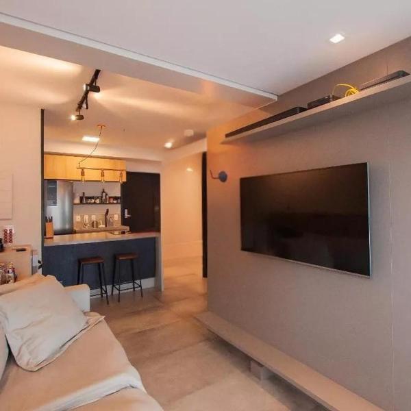 Modern apartment with a view and home office in Pinheiros