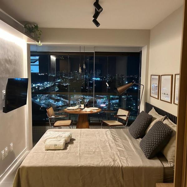 Studio bem localizado, Conforto e praticidade