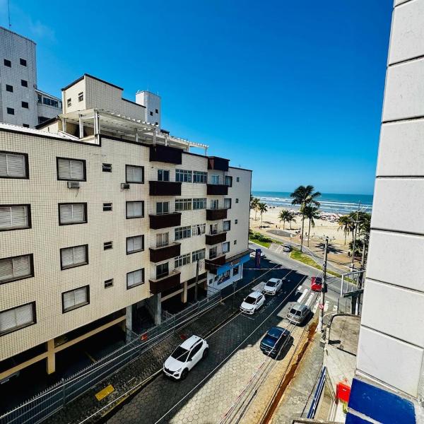Apartamento prédio Beira Mar Praia Grande Ocian