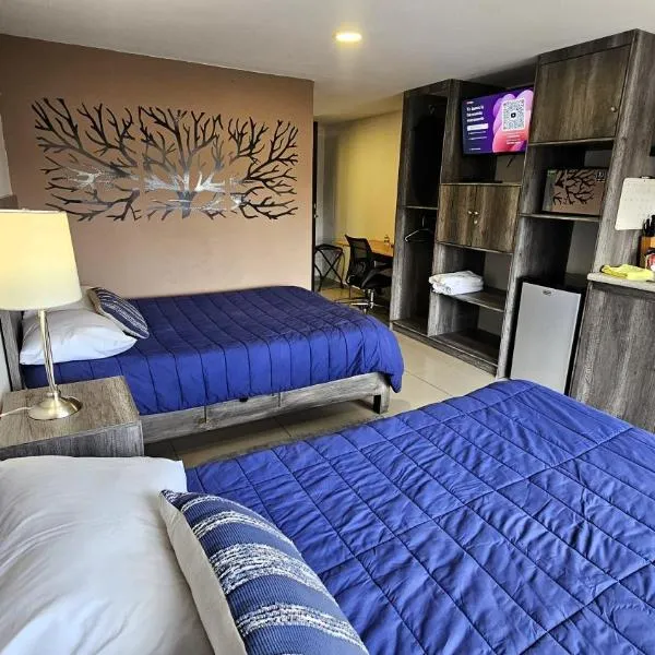 S06 SUITE DOBLE Premium Suite TEC CEM con Cocineta WiFi Balcón Parking Terraza, ξενοδοχείο στην Πόλη του Μεξικού