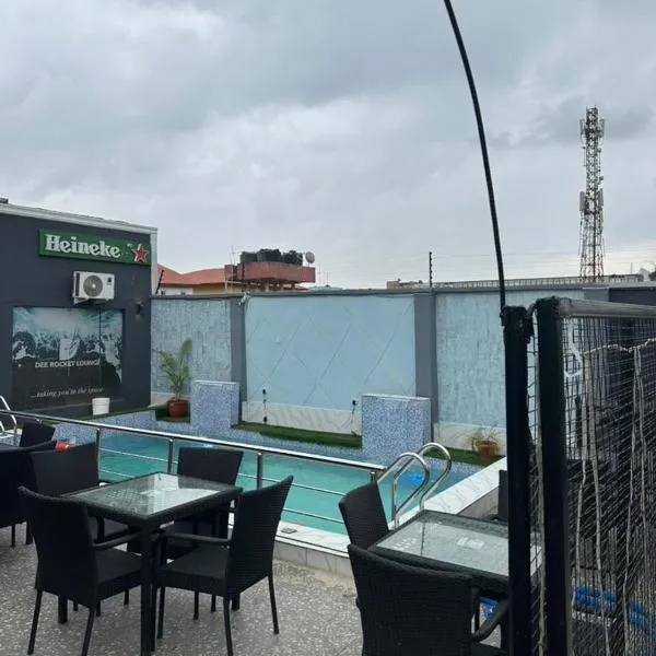 Dee Rocket Hotel & Lounge, hotell sihtkohas Ibadan
