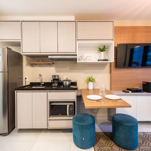 BHaus IS Moema Carinás - Apartamento com Varanda - Academia - Lavanderia - Próximo ao Shopping Ibirapuera e Metrô - Acomoda 4 pessoas - is5 - Foto 4
