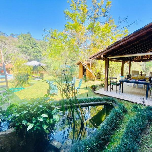 Oásis Serrano com piscina e lareira - Foto 5