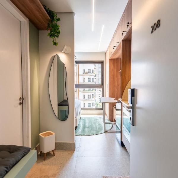 Studio elegante com vista em Moema - IP1208