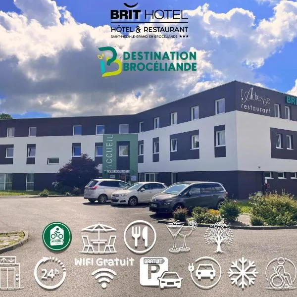 Brit Hotel Saint-Méen-le-Grand en Brocéliande, hotel in Saint-Onen-la-Chapelle