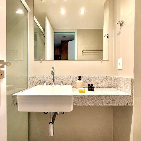 Studio Leblon - Novo, varanda, piscina e gym - Foto 3
