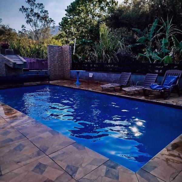 Chácara com piscina área de lazer completa estilo rústico em Socorro - Foto 4