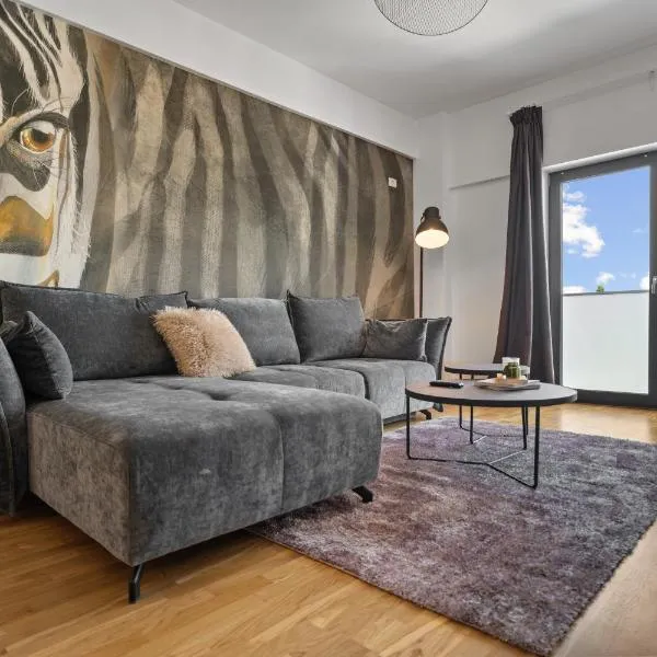 Designer Flat North & Parking, hotel v destinaci Voluntari