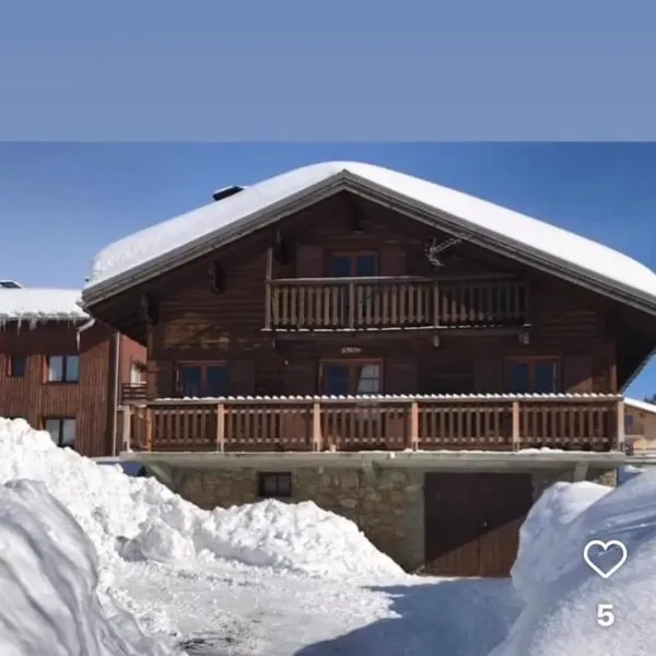 CHALET FAMILIAL AU PIED DES PISTES ET COMMERCES, hotel em Cohennoz