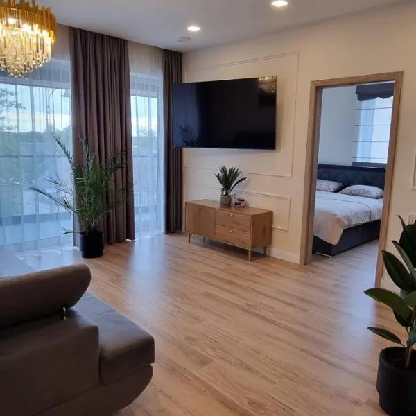 Žvejų gatvė 1 Telšiai、テルシェイのホテル