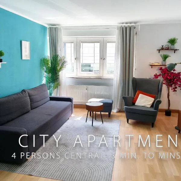 Zentrale Stadtwohnung mit Küche - WIFI I City Centre with Kitchen、ウルムのホテル