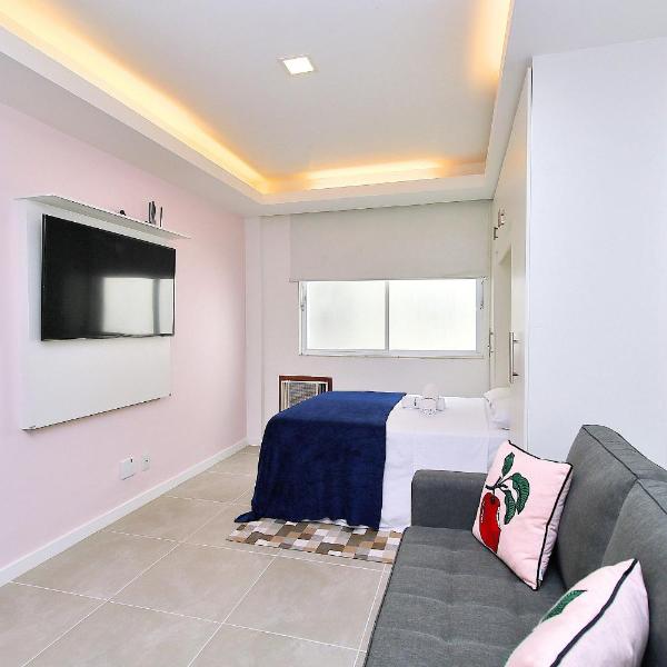 Studio com garagem gratuita em Copacabana perto da praia C059 - Foto 5