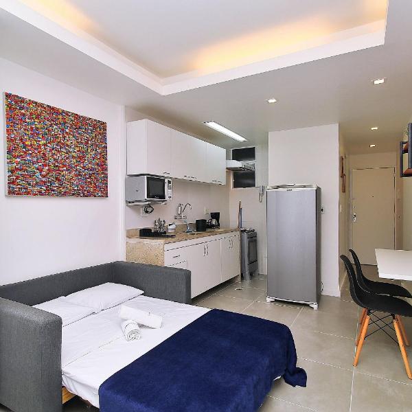 Studio com garagem gratuita em Copacabana perto da praia C059 - Foto 4