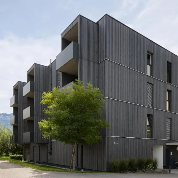 VORALIVING - Modernes Neubau Apartment Toplage - Parkplatz - WLAN, 24 7 Check-in – hotel w mieście Dornbirn