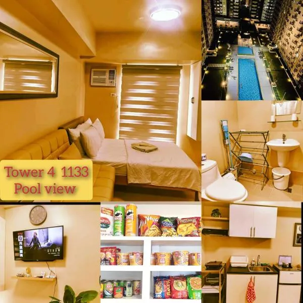 1133 Tower 4 Avida Atria Iloilo Pool View Comfy Cozy Central Studio Unit, hotel i Iloilo City