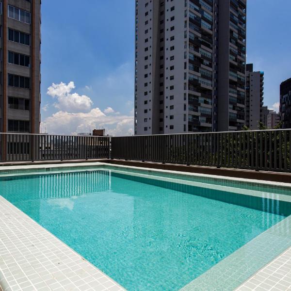 BHaus Vila Madalena HUB - Studio Deluxe com Varanda - Cama Queen - 3o andar - Próximo ao Metrô - Academia - Lavanderia - Foto 4