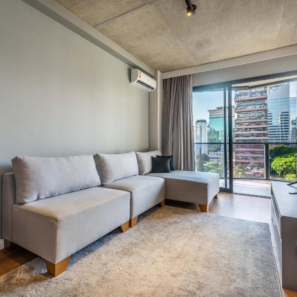 BHaus Faria Lima VN Millennium - Vila Olimpia - 7o andar - Vaga de Garagem - Condomínio Alto Padrão - Serviço de bagagem - Recepção 24h - Lavanderia - Piscina - Academia - Vista Incrivel - ml71 - Foto 5