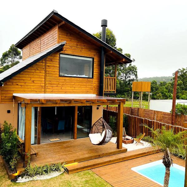 Casa com Banheira, Piscina e Quadra de Areia - Foto 4