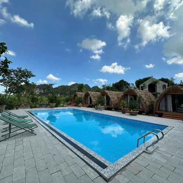 Bình An Mountain Side Bungalow、Nguyên Ngoạiのホテル