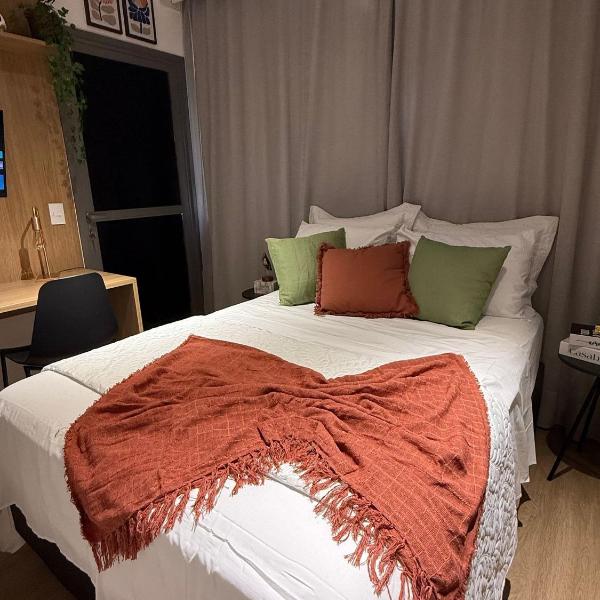 3011 Brooklin | Studio Novo c/ AC e Academia