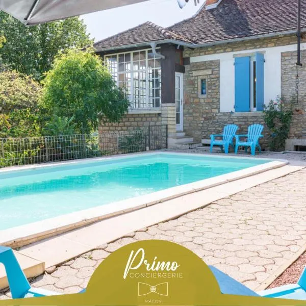 Le Clos Poncétys - Villa avec Piscine By Primo, hotel in Davayé
