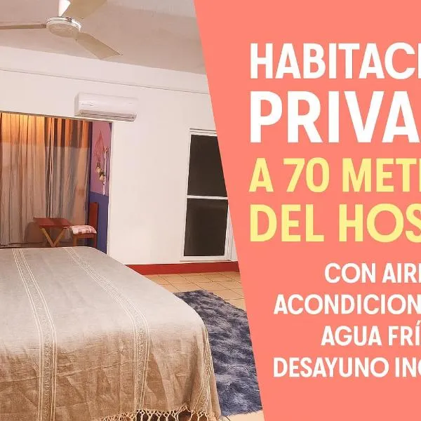 Huitzilin Hostal, hotel in Brisas de Zicatela