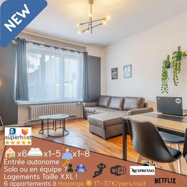 CATTENOM NEW NOVÝ NOWY НОВИЙ - 3 min Parking, Wi-Fi, Nespresso - Repos assuré, calme & confort - Rest guaranteed, quiet & comfy, hotel in Hayange