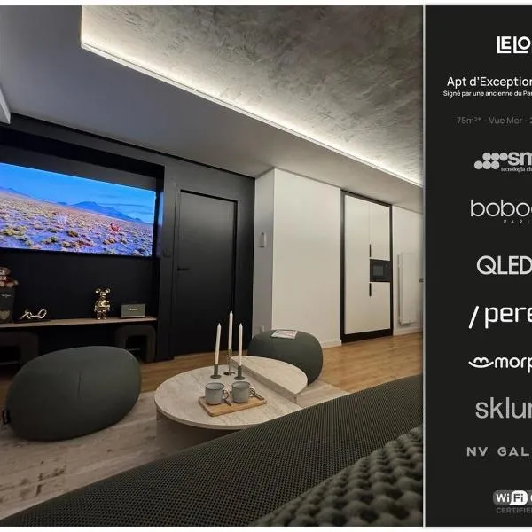 Appartement d'architecte face à la mer, отель в городе Ле-Сабль-д'Олон