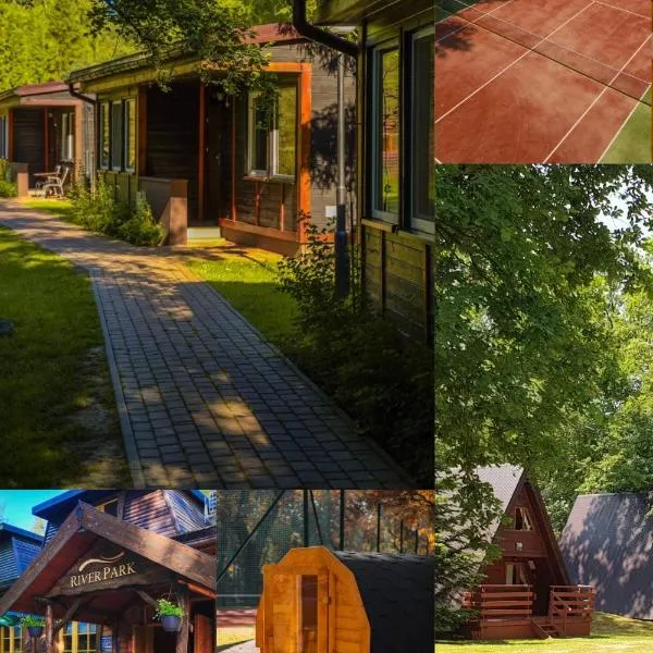 River Park Domki Wśród Drzew Wzdłuż Rzeki, hotel di Zator
