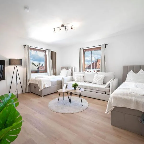 Malu Rooms - Attraktive Lage, Balkon, SmartTv, 24h Checkin, Waschmaschine,，位于路德维希堡的酒店