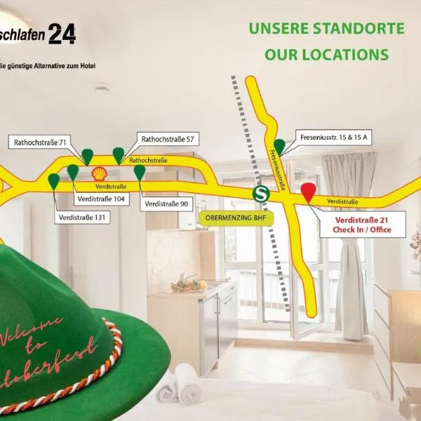 guenstigschlafen24 – die günstige Alternative zum Hotel, hotel in Munich
