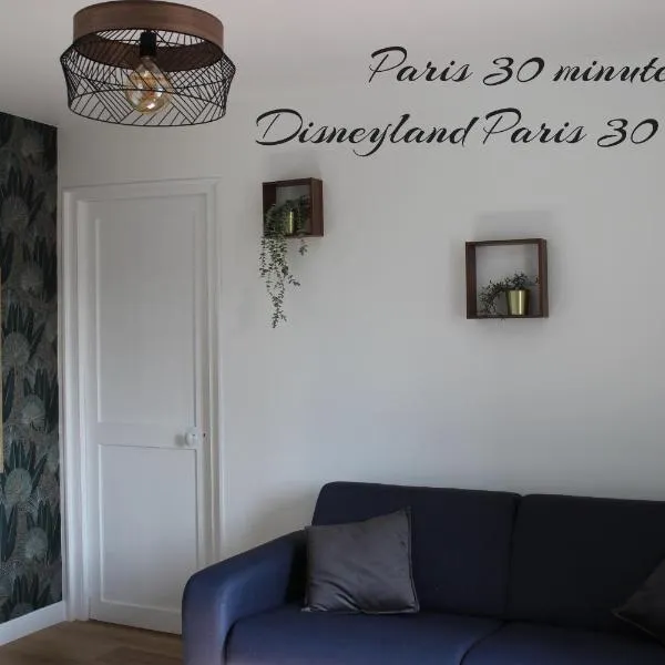 Appartement idéalement situé proche Disneyland et Paris – hotel w mieście Lagny