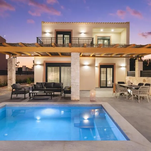 LUV Group of 4 Villas in Kathiana, hotell i Kathiana