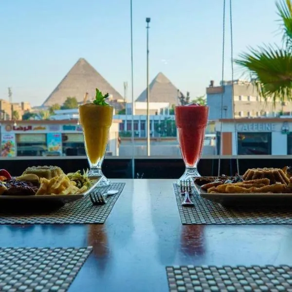 City plaza pyramids view, hotel in Cairo