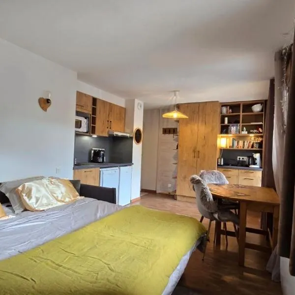 Studio Edelweiss proche Megeve, hotell i Flumet