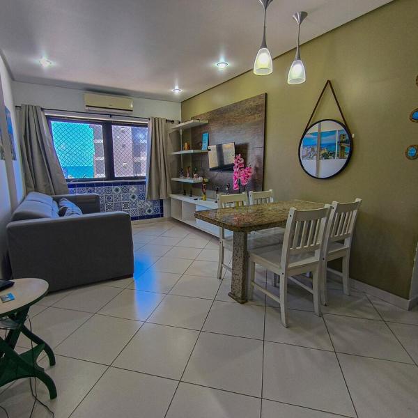 Quarto e Sala completo com Cozinha, Ar condicionado, Wifi e Camareira