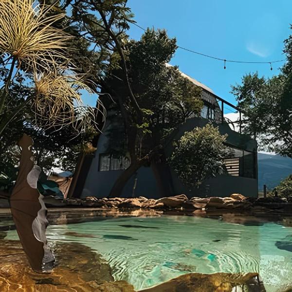Cabana Zé da Lapinha com fervedouro Jalapinha