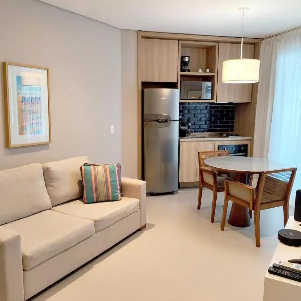 Unique Residence com vista mar e garagem, hotel en Santos